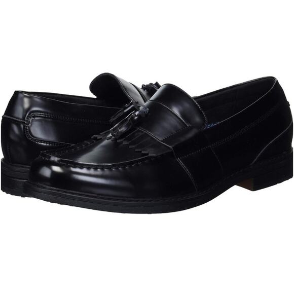 Nunn Bush Men's Keaton Kiltie Tassel Slip-on Loafer, Black Polished, Size 13 M - Picture 1 of 7